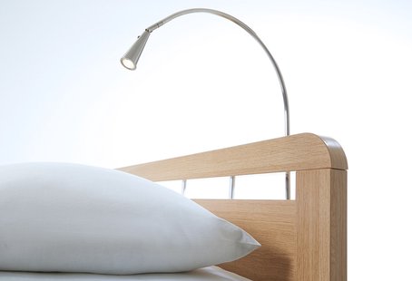 Bedlamp Solid Mat Chrome | Swiss Sense