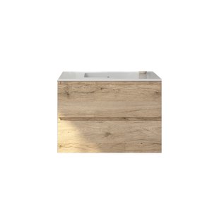 Badkamermeubelset Gliss Zeus 80 cm Moeras Eiken