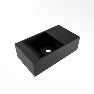 Fontein Mondiaz Tyne 40 cm Solid Surface Positie Links Zonder Kraangat Urban