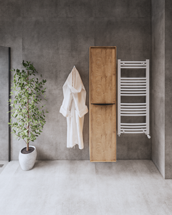 Kolomkast Gliss Design Eleganz Hera Zwart 160cm Oak Classic