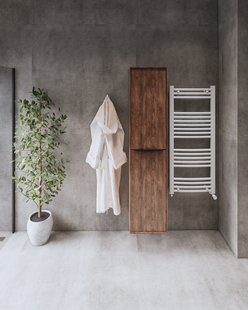 Kolomkast Gliss Design Eleganz Hera Zwart 160cm Oak Cognac