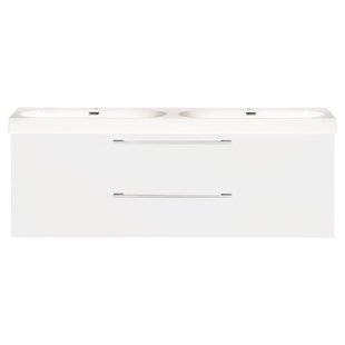 Badkamermeubelset Differnz Somero Met Keramiek Wastafel 120 cm Hoogglans Wit