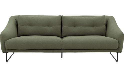 Goossens Excellent Bank Gs-2105 groen, stof, 3-zits, elegant chic Goossens Excellent Bank Gs-2105 groen, stof, 3-zits, elegant chic