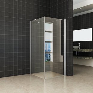 Douchecabine Wiesbaden vierkant 1 swingdeur 90x90cm 8mm NANO coating