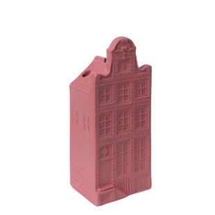 Droogbloemhuisje halsgevel Karmijnrood KLEI