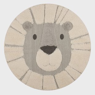 Kindervloerkleed Lion Lucky rond | Zala Living