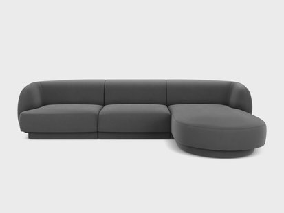 3.5-zitshoekbank Miley rechts velvet | Micadoni Limited Edition