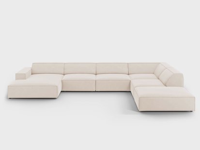 7-zits hoekbank Jodie velvet rechts | Micadoni Limited Edition