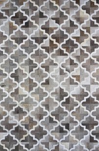 Vloerkleed Pascalio handgemaakt leer | Bakero