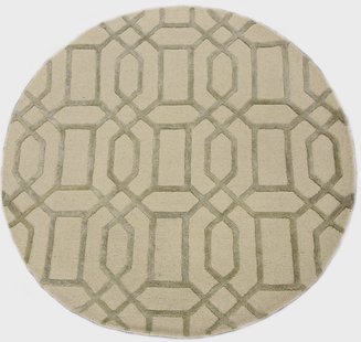 Vloerkleed Vegas rond handgemaakt wol | Bakero