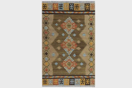 Vloerkleed Kilim handgemaakt wol | Bakero