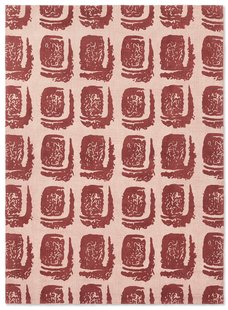 Ted Baker - Woodblock Red 163003 - 140x200 cm Vloerkleed