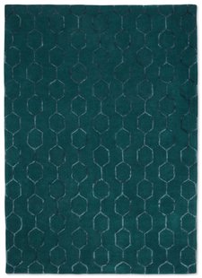 Wedgwood - Wedgewood Gio Teal 039107 - 120x180 cm Vloerkleed