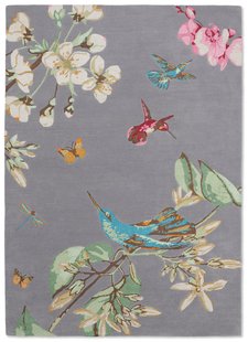 Wedgwood - Wedgewood Hummingbird Grey 037804 - 120x180 cm Vloerkleed