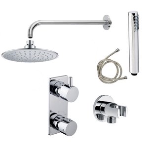 ACTIE Wiesbaden Inbouw Regendouche | Caral | Rechthoek Muuruitloop | Chroom