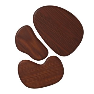 Ferm Living - Cairn Snijplanken - Set of 3 - Donker Bruin