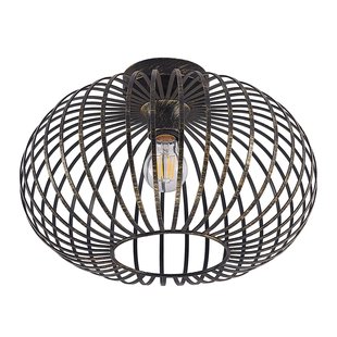 Lindby plafondlamp Rosalea, mesisngkleurig, metaal, 40cm, E27