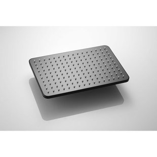 Hoofddouche BWS Vision Rechthoekig 30x20 cm Mat Zwart