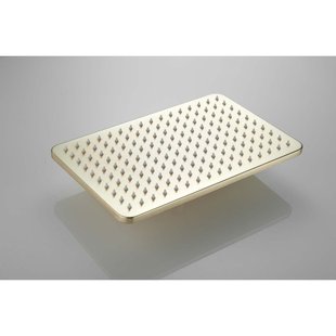 Hoofddouche BWS Vision Rechthoekig 30x20 cm Mat Goud