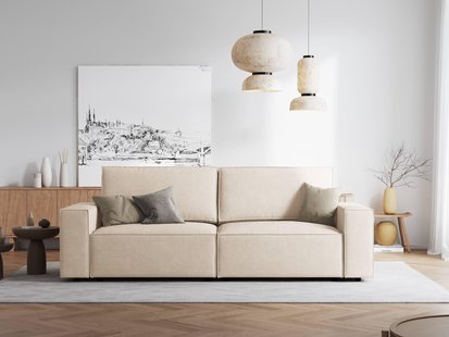 4-zitsbank Carlo ribstof | Milo Casa