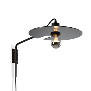 Wever & Ducré Lighting WEVER & DUCRÉ Mirro 1.0 wand met arm zwart/chroom
