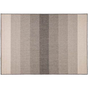 Buiten vloerkleed Boa - Zwart|Wit - dubbelzijdig - EVA Interior