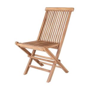 Artichok Jildou inklapbare houten tuinstoel naturel
