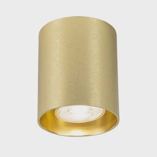 QAZQA Design opbouwspot goud GU10 50mm - Tubo