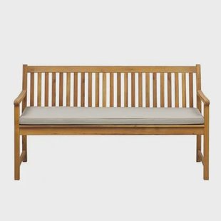 Beliani-VIVARA L-Tuinbank-Lichte houtkleur|Beige-FSC® acaciahout
