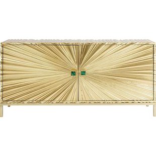 Kare Design Illumino Dressoir 2-Deurs - B160 X D40 X H80 Cm - Goud