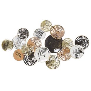 Beliani - OSMIUM - Wanddecoratie - Goud - Metaal