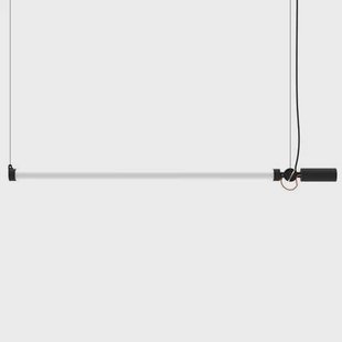 Tonone Mr Tubes Single hanglamp LED Smokey Black Tonone Mr Tubes Single hanglamp LED Smokey Black