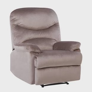 Beliani - ESLOV - TV-fauteuil - Beige - Fluweel