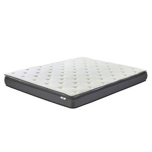 Beliani - CHARM - Traagschuimmatras - Wit - 180 x 200 cm - Polyester