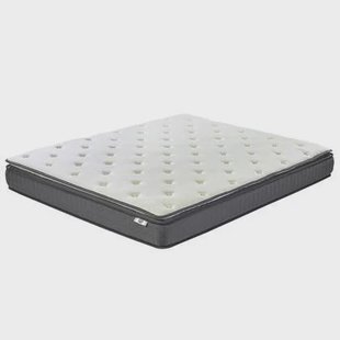 Beliani - CHARM - Traagschuimmatras - Wit - 140 x 200 cm - Polyester