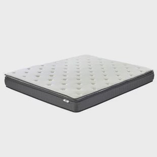 Beliani-CHARM-Traagschuimmatras medium-Wit-160 x 200 cm-Polyester