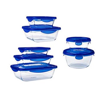 Pyrex - Cook & Go Schaal Set van 7 Stuks