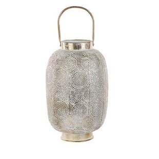 Beliani - LANTAU - Lantaarn - Goud - 30 cm - Metaal