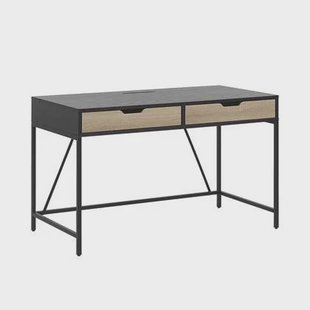 Beliani - JENA - Bureau - Zwart - Vezelplaat Beliani - JENA - Bureau - Zwart - Vezelplaat