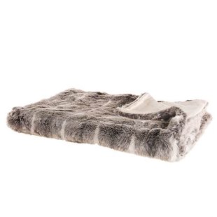 Beliani - TADDART - Plaid - Lichtbruin - 150 x 200 cm - Acryl