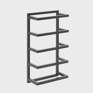 Beliani - CINTRA - Handdoekrek - Zwart - Staal