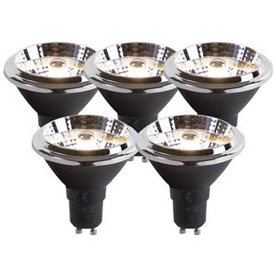 LUEDD Set van 5 GU10 LED lamp AR70 6W 475 lm 3000K LUEDD Set van 5 GU10 LED lamp AR70 6W 475 lm 3000K