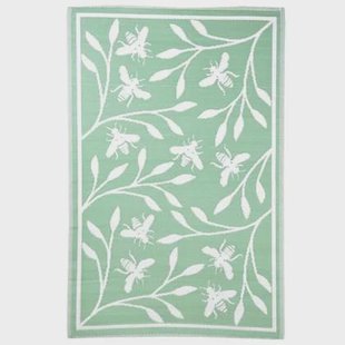 Esschert Design Buitenkleed bijenprint 182x122 cm