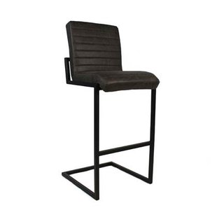 Bronx71 Industriële barkruk Block antraciet eco-leer 79 cm Bronx71 Industriële barkruk Block antraciet eco-leer 79 cm