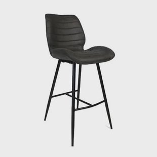 Bronx71 Industriële barkruk Morris antraciet 71 cm