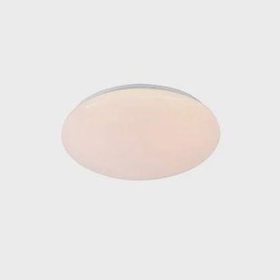 QAZQA Plafondlamp wit 33 cm incl. LED en dimmer met afstandsbediening