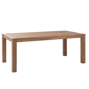 Beliani-MONSANO -Tuintafel-Lichthout-105 x 190 cm-Eucalyptushout