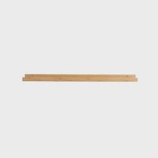 Lisomme Juul houten wandplank bamboe - 75 x 10 cm