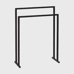 Atmooz Handdoekenrek Donau zwart - Staand - Metaal - Zwart