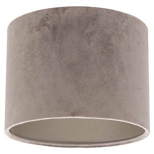 Steinhauer - kap - Shade - zilver - velours stof - Ø 20cm - E27 -